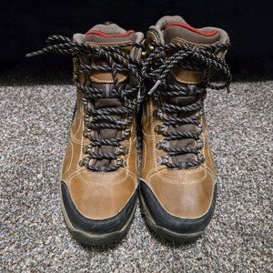 Eddie Bauer Brandon Leather Combat Boots, Men's Size 10, Brown, Hiking Boots